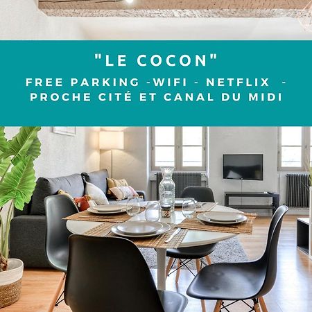 Ferienwohnung Le Cocon / Free Parking / Wifi / Netflix Carcassonne Exterior foto